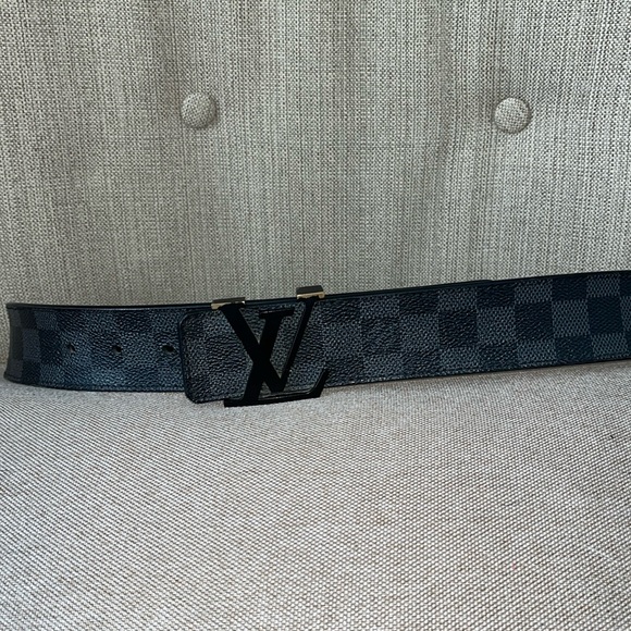 Authentic Louis Vuitton Damier Graphite Belt M9808 90/36 - Picture 2 of 8